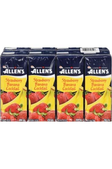 Picture of Allen/'s Strawberry Banana Cocktail Tetra Pack Juice 200 Ml