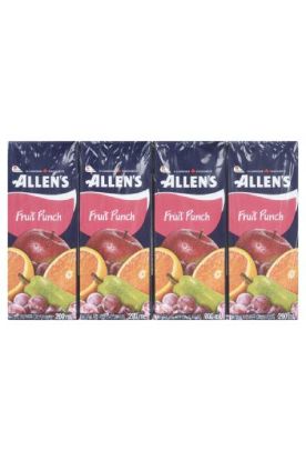 Picture of Allen/'s Apple Juice Tetra Pack Juice 200 Ml