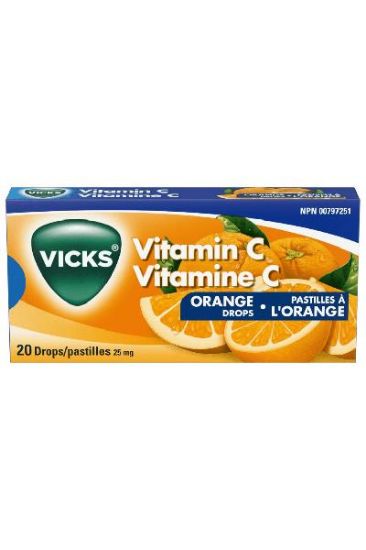 Picture of Vicks Vitamin C Orange Drops 20 Drops