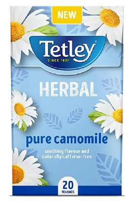 Picture of Tetley Camomile Caffeine Free Herbal Tea 20 Ct