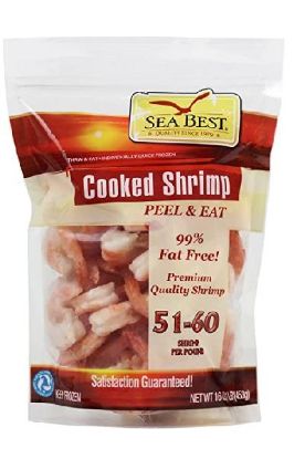 Picture of Sea Best Cooked Shrimps 51/60 16 Oz
