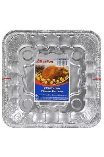 Picture of Jiffy Foil Poultry Pan 2 Ct
