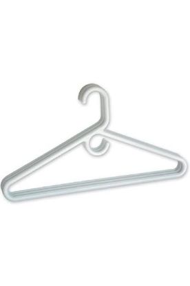 Picture of Merrick Medium Weight Hanger White 8 Ct
