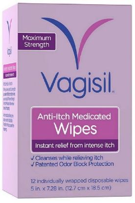 Picture of Vagisil Medicated Anti Itch Wipes 12 Ct