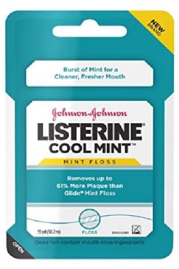 Picture of Listerine Cool Mint Floss 55yd 55 Yd