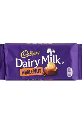 Picture of Cadbury Dairy Milk Wholenut 120 Grams