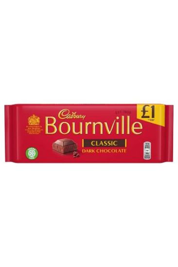 Picture of Cadbury Bournville Classic Dark Chocolate 180 Grams