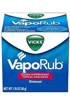 Picture of Vicks Vaporub Cough Suppressant Topical Ointment Lavender Scent 1.76 Oz
