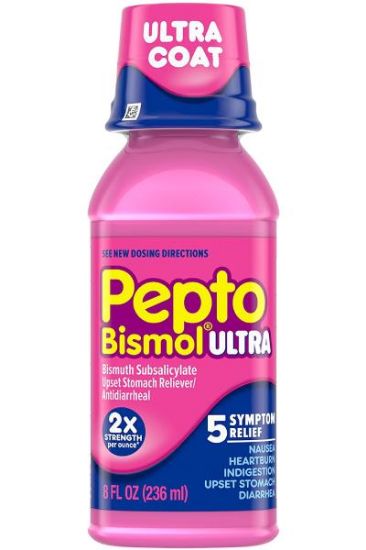 Picture of Pepto Bismol Max Strength Stomach Relief Liquid 8 Oz
