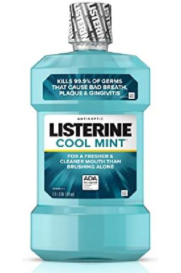 Picture of Listerine Cool Mint Mouthwash 33.8 Oz