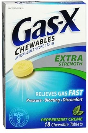 Picture of Gas X X-Strength Peppermint 18 Ct