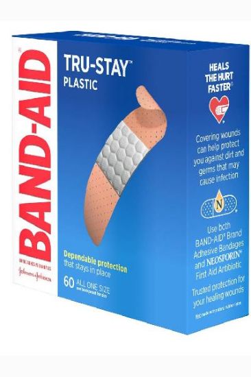 Picture of Johnson & Johnson Plastic Family Pack Bandages 60 Ct