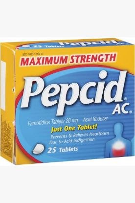 Picture of Pepcid Max Tablets 25 Ct