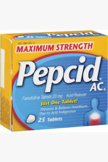 Picture of Pepcid Max Tablets 25 Ct