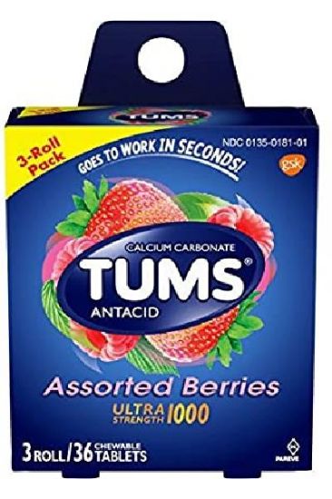 Picture of Tums Ultra Assorted Berries Single Roll 1 Ct