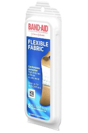 Picture of Johnson & Johnson Flexible Fabric Travel Pack Band-Aids 8 Ct