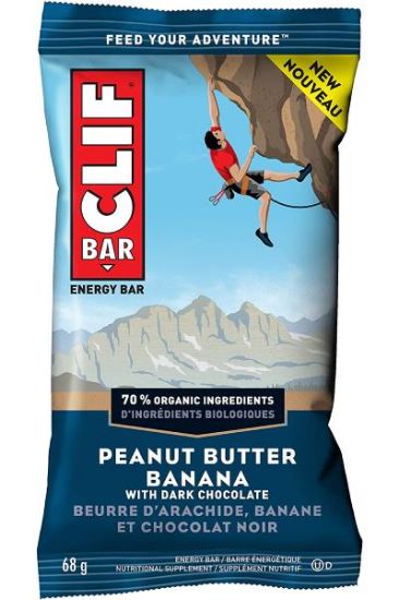 Picture of Clif Peanut Butter Banana With Dark Chocolate Bar 68 Grams