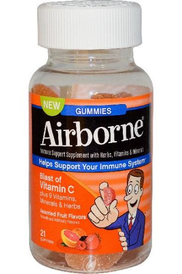 Picture of Airborne Gummies Adult Assorted Fruit 21 Ct