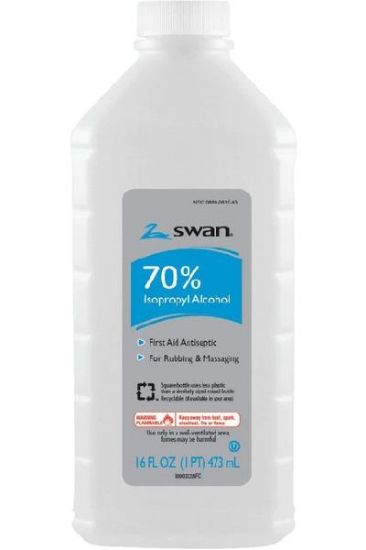 Picture of Swan Alcohol 70% 16 Oz
