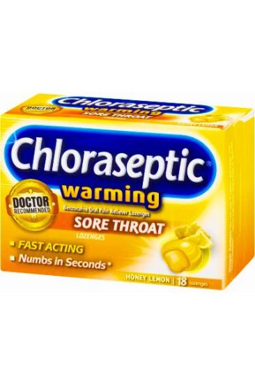 Picture of Chloraseptic Warming Honey Lemon Liquid Center 18 Ct
