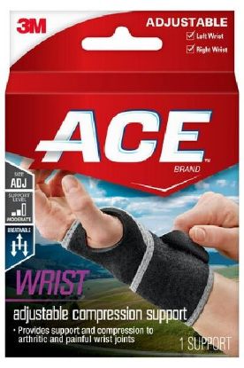 Picture of Ace Adjustable Wrist Compression Support 1 Ct