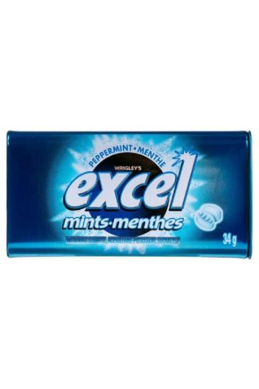 Picture of Wrigley/'s Excel Mints Peppermint Tin 34 Grams