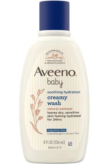 Picture of Aveeno Baby Baby Soothing Hydrating Creamy Wash 8 Oz