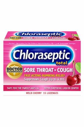 Picture of Chloraseptic Wild Cherry Sug Free Multi Liq Center 15 Ct