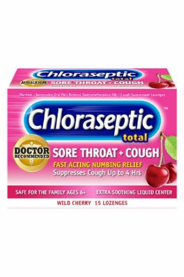 Picture of Chloraseptic Wild Cherry Sug Free Multi Liq Center 15 Ct