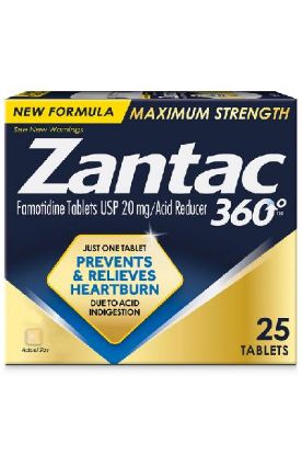 Picture of Zantac 360 - 20 Mg Bottle 25 Ct