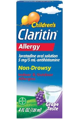 Picture of Claritin Childrens Allergy Relief Syrup - Grape 4 Oz