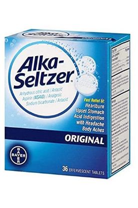 Picture of Alka Seltzer Original Heartburn Relief Effervescent Tablets 36 Ct