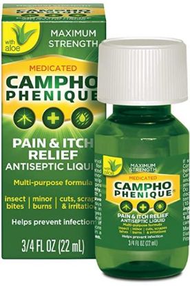 Picture of Campho-phenique Medicated Pain & Itch Relief Anti-Septic Liquid 0.75 Oz