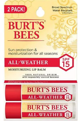 Picture of Burts Bees Lip Balm All Weather Spf 15  0.15 Oz