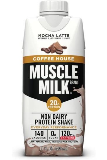 Picture of Muscle Milk Coffee House Ready-To-Drink Shakes - Cafe Latte 4 Pk