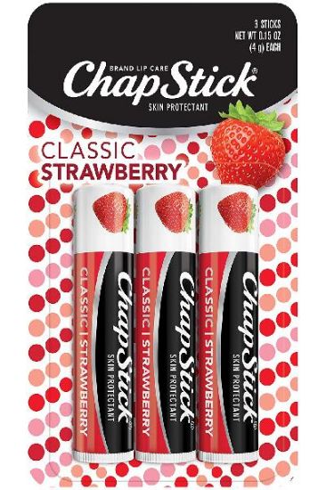 Picture of Chapstick Lip Balm - Strawberry Blister Card 0.15 Oz