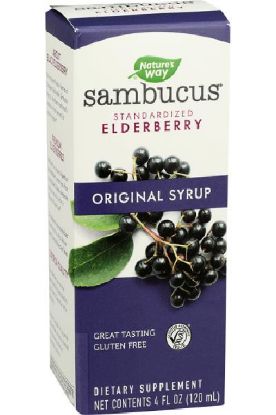 Picture of Nature/'s Way Sambucus Elderberry Original Syrup 4 Oz
