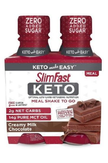 Picture of Slimfast Keto Ready-To-Drink Shakes - Chocolate 4 Pk