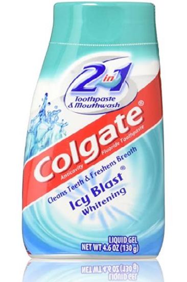 Picture of Colgate 2 In 1 Toothpaste & Mouthwash Whitening 4.6 Oz