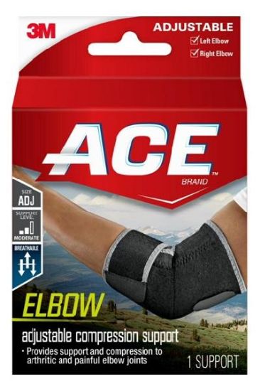 Picture of Ace Adjustable Elbow Neoprene Brace 1 Size 1 Ct