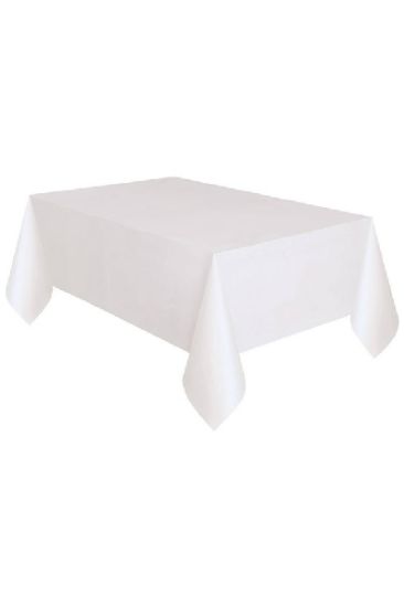 Picture of Unique White Table Cover 1 Ct