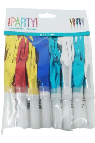 Picture of Unique Fringed Squawker 8 Ct