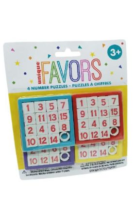 Picture of Unique Number Puzzles 4 Ct