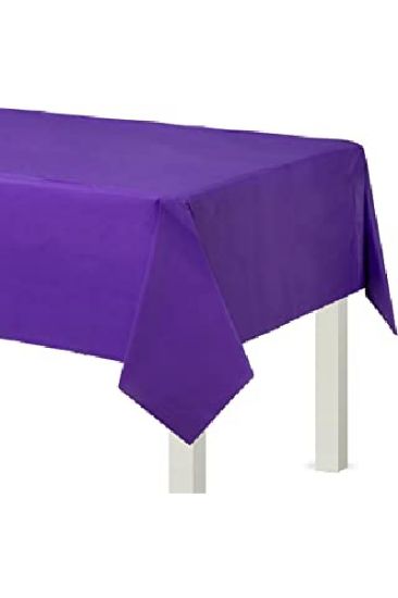 Picture of Unique Purple Table Cover 1 Ct