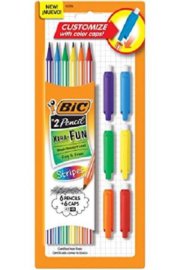 Picture of Bic Xtra Fun Custom Pencil 6 Ct