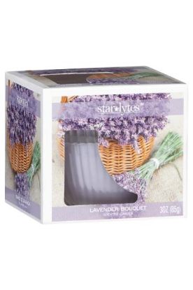 Picture of Star Lytes Lavender Bouquet Box Globe Candle 3 Oz