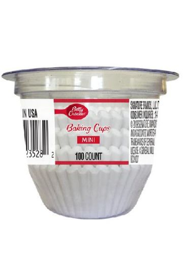 Picture of Betty Crocker Bc Cupcake Liner Wht 50 Ct
