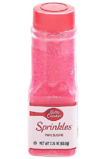 Picture of Betty Crocker Pink Sugar Sprinkles 2.25 Oz