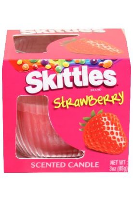 Picture of Skittles Strawberry Boxed Candle 3 Oz