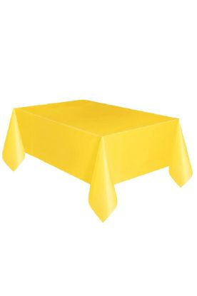 Picture of Unique Yellow Tablecover 1 Ct